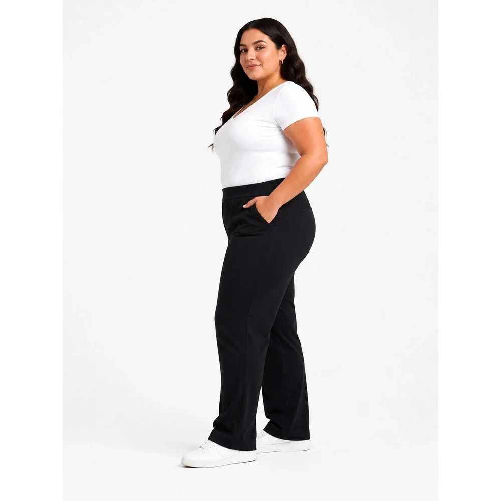 ISAAC MIZRAHI LIVE! NEW Pull On Stretch Pintuck Black Size 3XT #57M - Picture 2 of 8
